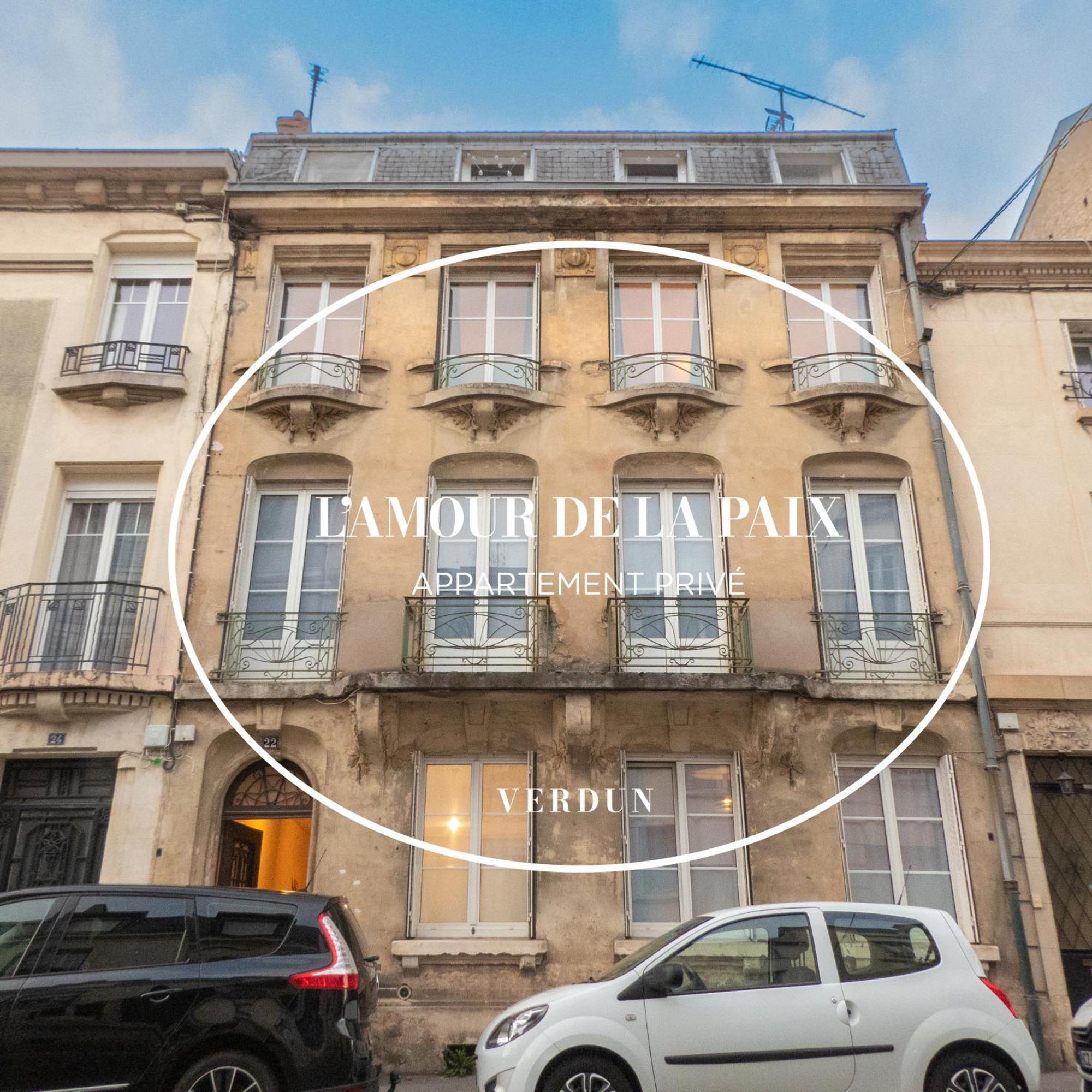 L'Amour De La Paix - Centre-Ville - Jardin - Proche Gare - Tv65"Primevideo - Ambiance Tres Chaleureuse - Parking Gratuit Sous-Video Surveillance Proche - Gere Par Presta-Zen'Services 베르됭쉬르뫼즈 외부 사진
