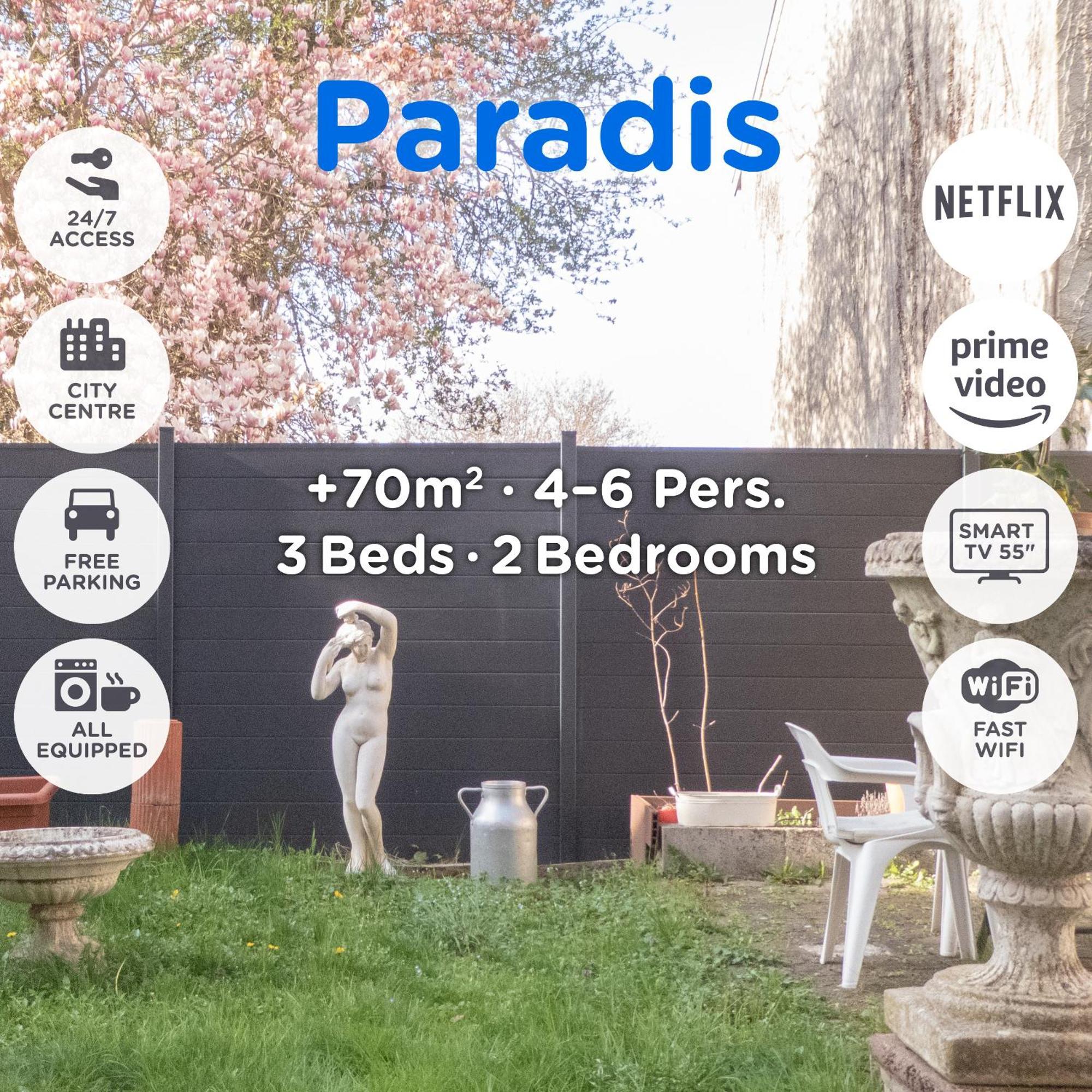 L'Amour De La Paix - Centre-Ville - Jardin - Proche Gare - Tv65"Primevideo - Ambiance Tres Chaleureuse - Parking Gratuit Sous-Video Surveillance Proche - Gere Par Presta-Zen'Services 베르됭쉬르뫼즈 외부 사진
