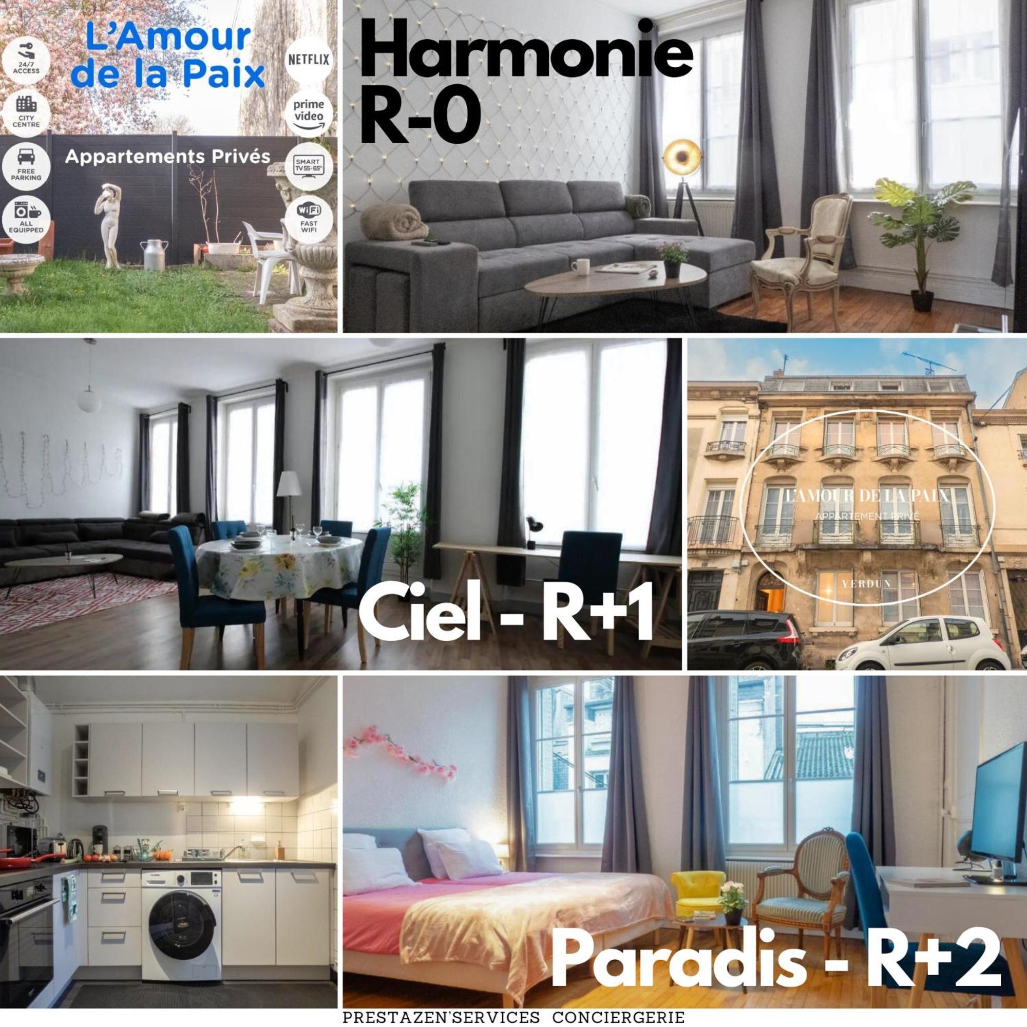 L'Amour De La Paix - Centre-Ville - Jardin - Proche Gare - Tv65"Primevideo - Ambiance Tres Chaleureuse - Parking Gratuit Sous-Video Surveillance Proche - Gere Par Presta-Zen'Services 베르됭쉬르뫼즈 외부 사진